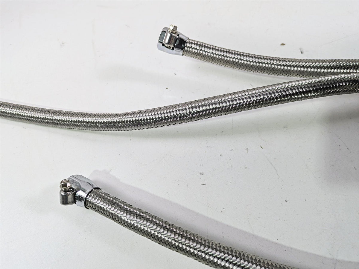 2008 Ultima Motorcycles Fat Bastard Chrome Oil Tank Reservoir & Lines {{ shop.shopifyCountryName }} - Mototech271