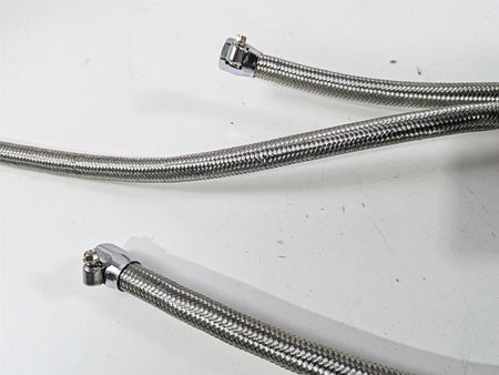 2008 Ultima Motorcycles Fat Bastard Chrome Oil Tank Reservoir & Lines {{ shop.shopifyCountryName }} - Mototech271