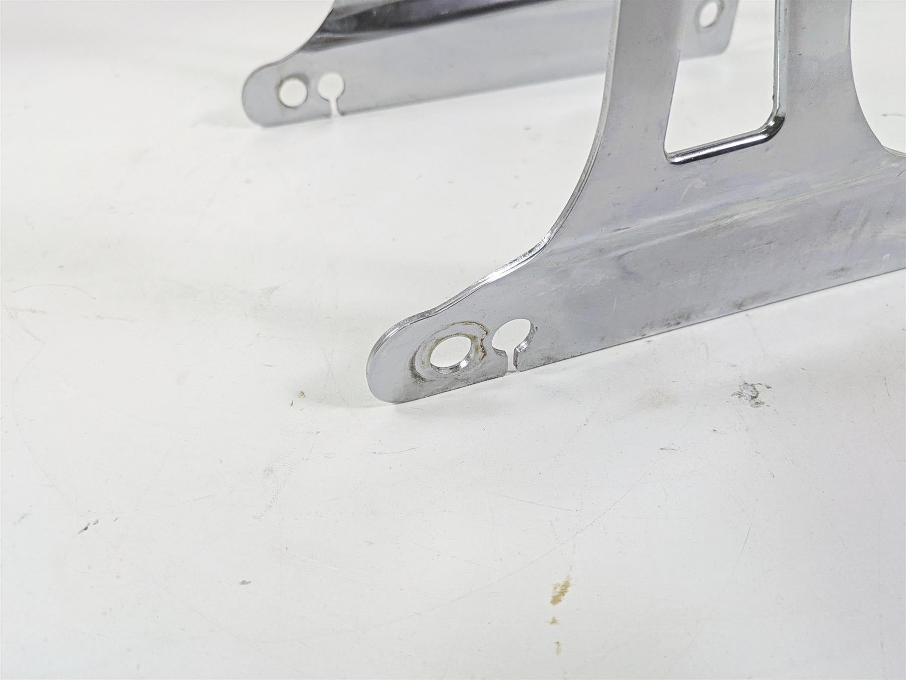 2008 Harley FXDL Dyna Low Rider 105TH Rear Chrome Back Rest Sissy Bar Mount {{ shop.shopifyCountryName }} - Mototech271