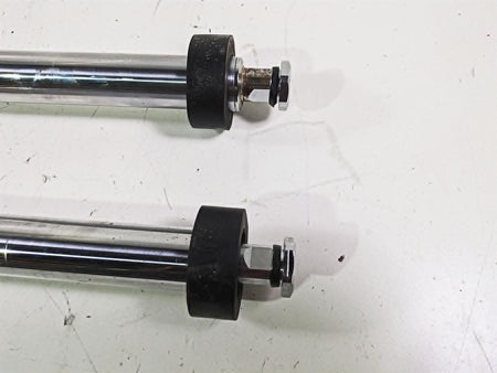 2003 Harley Touring FLHTCUI 100TH E-Glide Chrome Front Fork Set 41mm 46495-02A {{ shop.shopifyCountryName }} - Mototech271