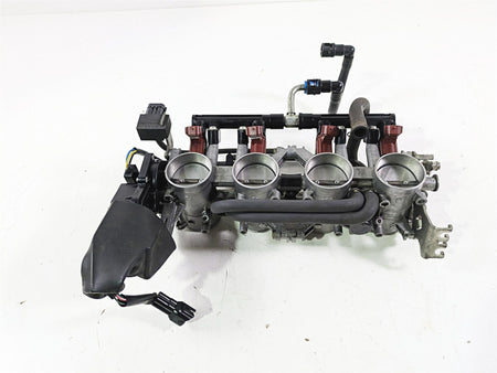 2008 Suzuki GSXR600 Mikuni Throttle Bodies Body Set 14K Tested 3406-37H01 {{ shop.shopifyCountryName }} - Mototech271