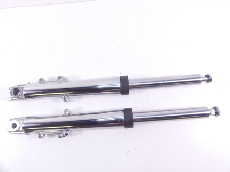 2004 Harley Touring FLHRSI Road King Straight Chrome Front Forks 41mm 46537-02A {{ shop.shopifyCountryName }} - Mototech271