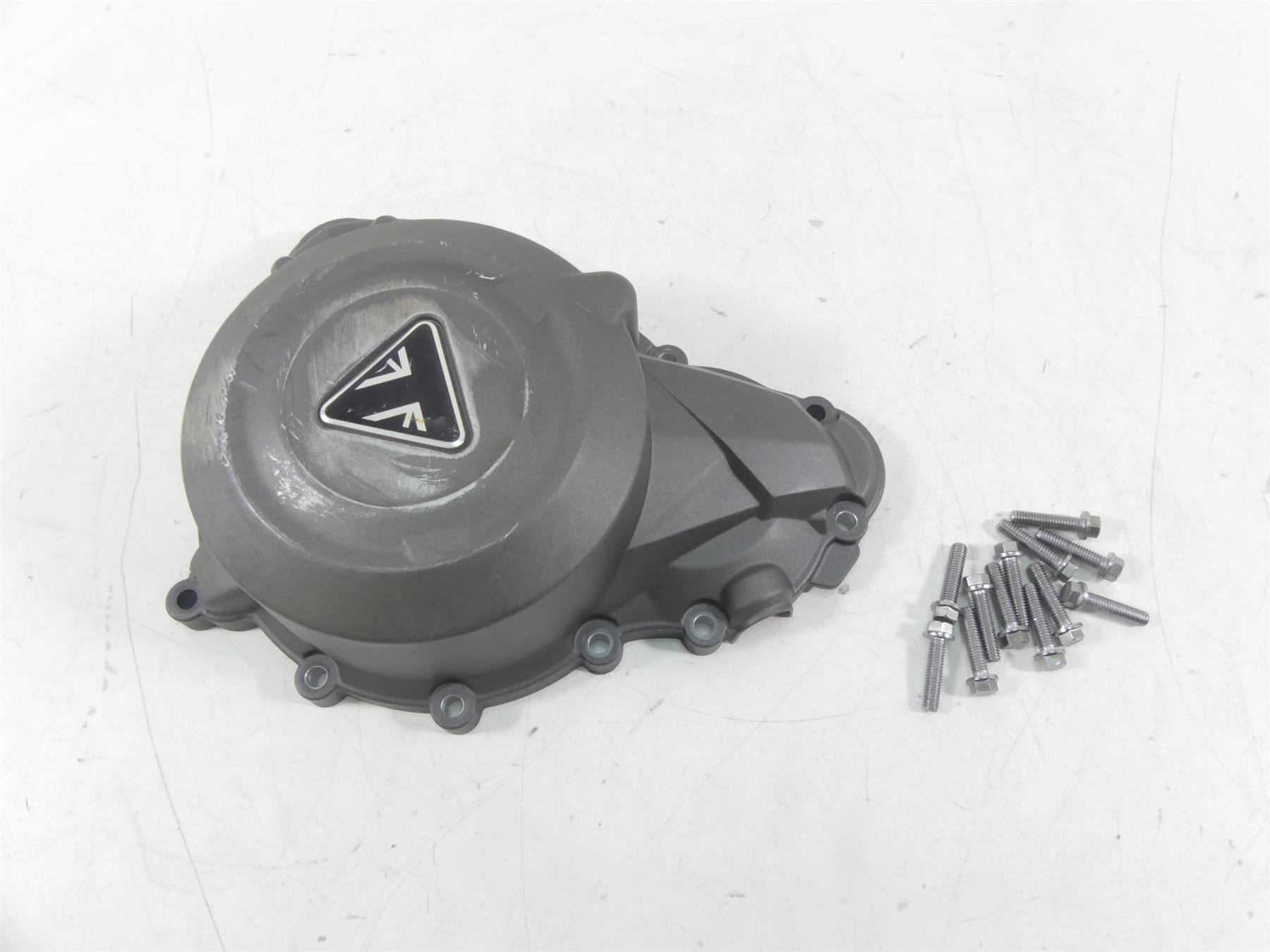 2019 Triumph Street Triple 765R Engine Side Alternator Stator Cover T1260875 {{ shop.shopifyCountryName }} - Mototech271