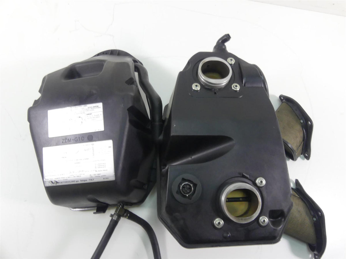 2004 Ducati 999 SBK Air Filter Breather Box Throttle Body Bodies Set 28240541A {{ shop.shopifyCountryName }} - Mototech271