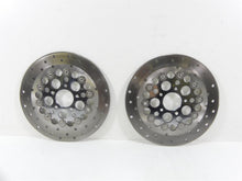 Load image into Gallery viewer, 2007 Harley FLHTCU SE CVO Electra Glide Front Brake Rotor Disc Set 44363-00
