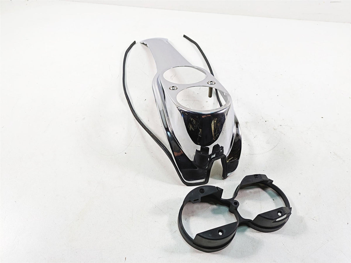 2005 Harley Dyna FXDL Low Rider Fuel Tank Gauges Cover Dash Panel 61695-05 {{ shop.shopifyCountryName }} - Mototech271