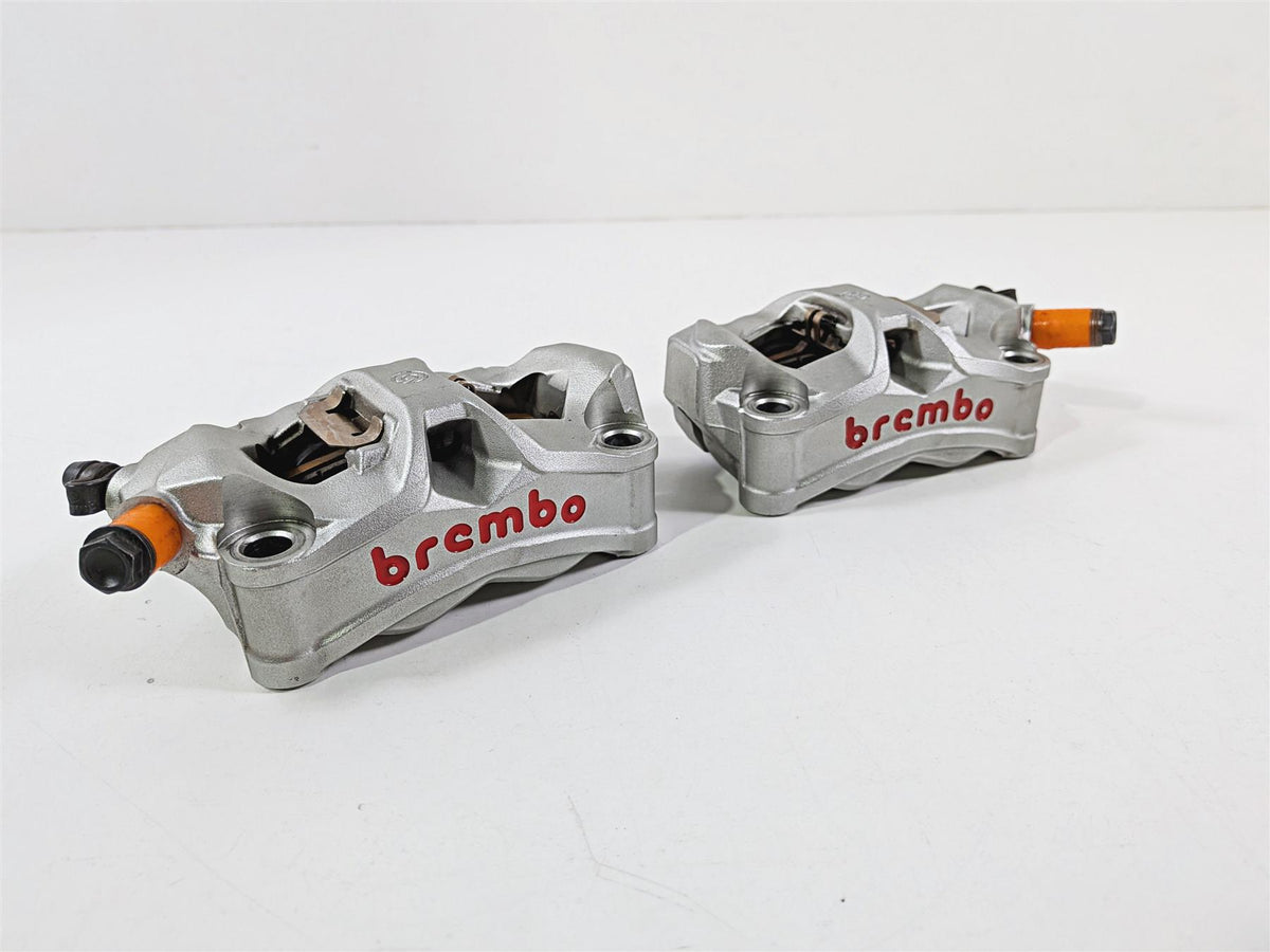 2019 Ducati Panigale V4S V4 S Corse Brembo Front Brake Calipers 100mm 61041821A {{ shop.shopifyCountryName }} - Mototech271