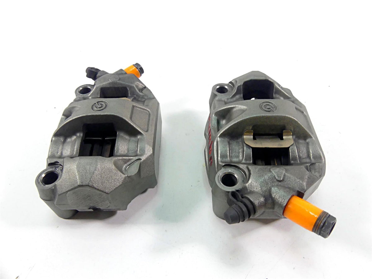 2012 Ducati Panigale 1199S Front Brembo Brake Caliper 100mm Set 61041371A 61041381A {{ shop.shopifyCountryName }} - Mototech271