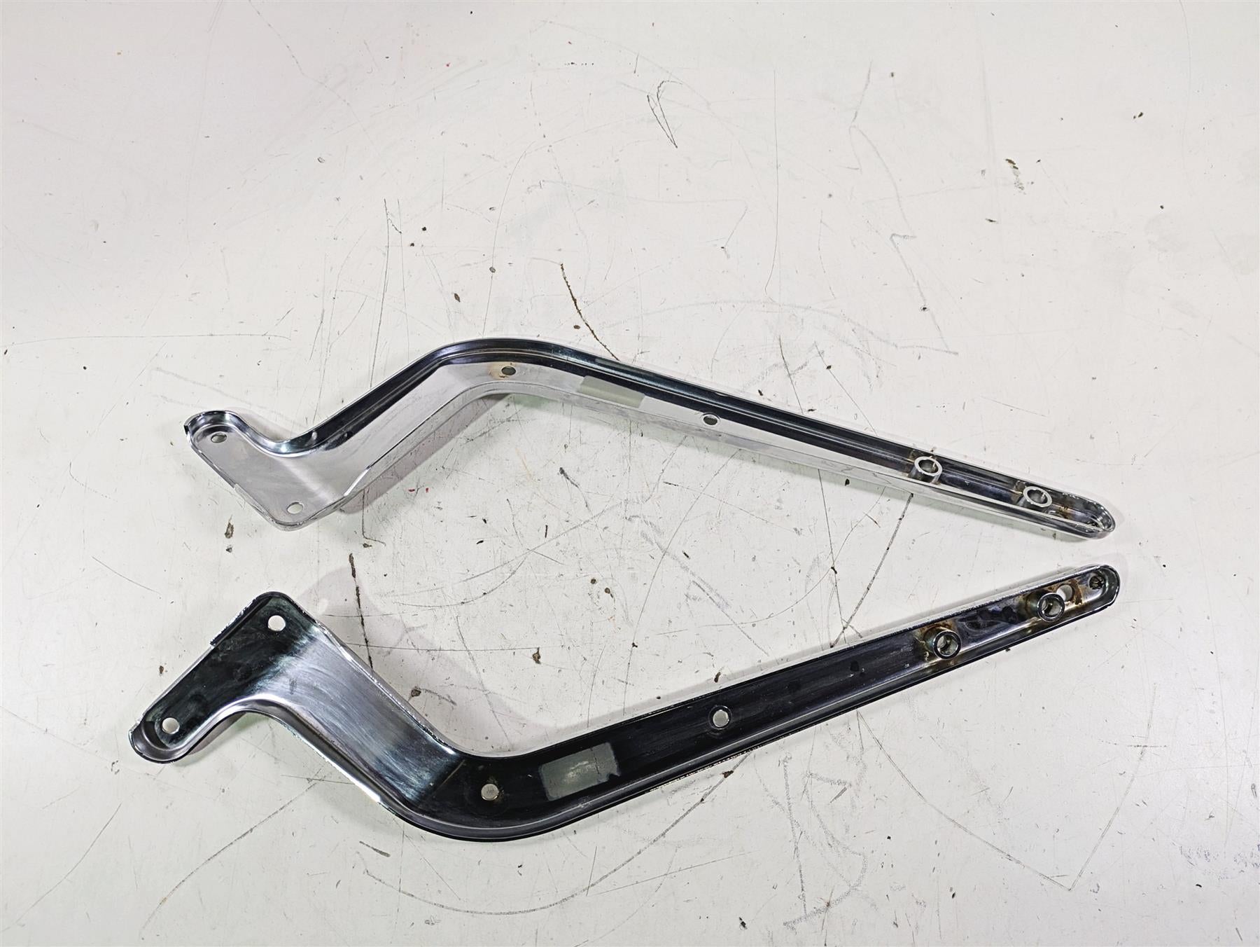 2016 Harley FLSTC Softail Heritage Rear Chrome Braces Struts 59954-08 59955-08 {{ shop.shopifyCountryName }} - Mototech271