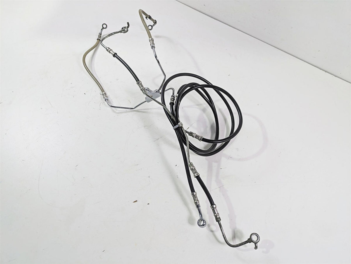 2010 Harley Touring FLHXSE CVO Street Glide Front Abs Brake Line Set 46674-10 {{ shop.shopifyCountryName }} - Mototech271