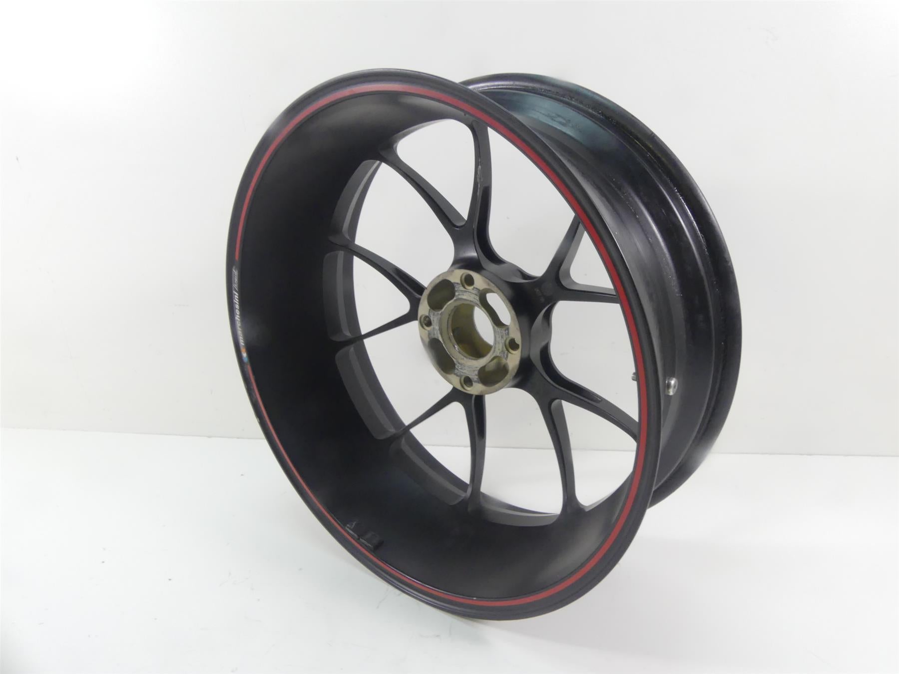 2008 Ducati 1098 S Rear Straight 17x6 Marchesini Forged Wheel Rim 50221251AB {{ shop.shopifyCountryName }} - Mototech271