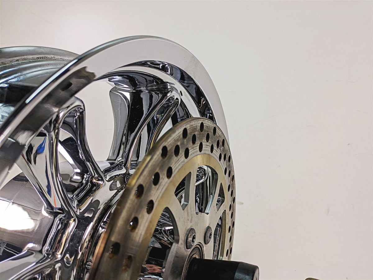 2014 Harley Touring FLHTK Electra Glide 16x5 Chisel Custom Rear Wheel 40900067 {{ shop.shopifyCountryName }} - Mototech271