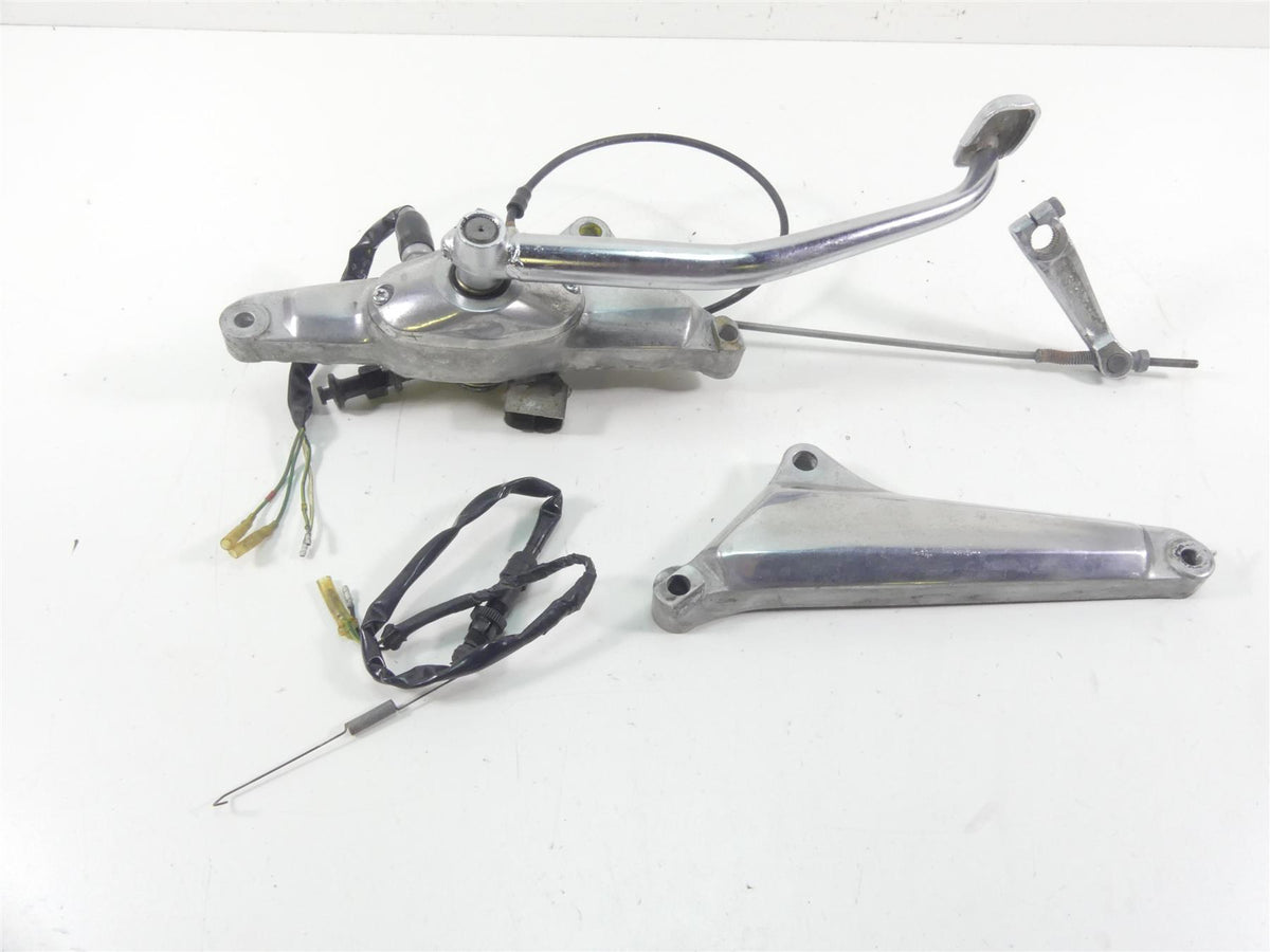 1977 Honda CB750 A Four Hondamatic Right Brake Pedal & Mounts Set 50600-393-771 {{ shop.shopifyCountryName }} - Mototech271