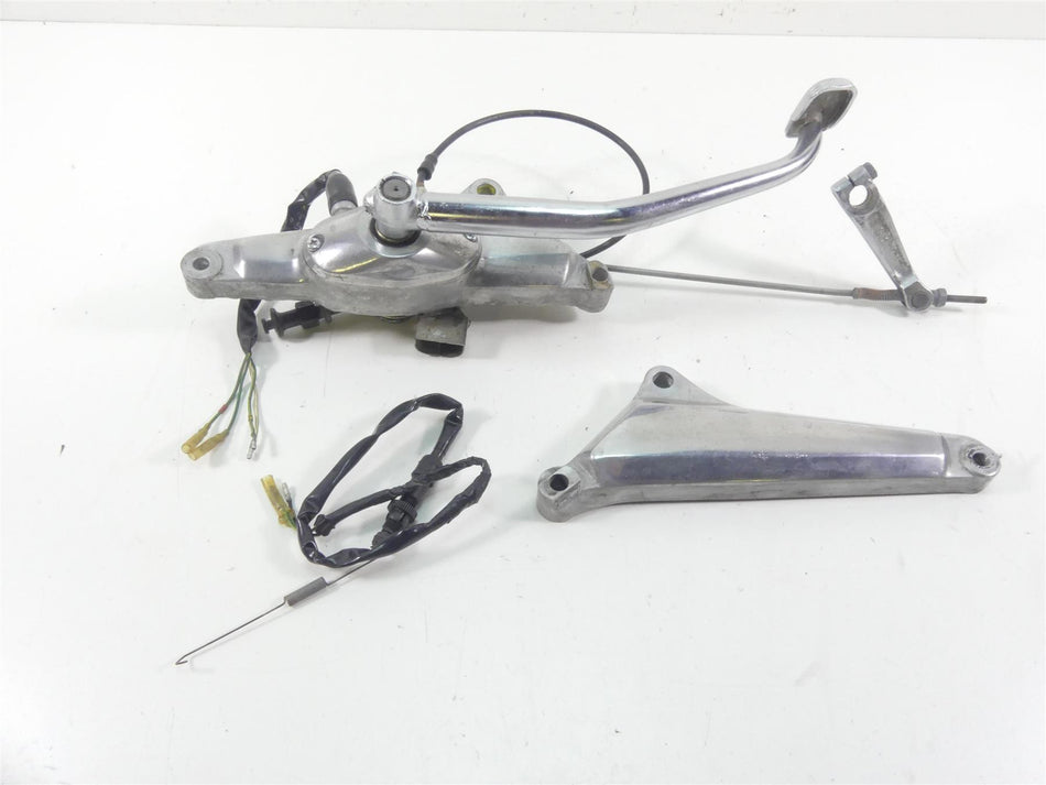 1977 Honda CB750 A Four Hondamatic Right Brake Pedal & Mounts Set 50600-393-771 {{ shop.shopifyCountryName }} - Mototech271