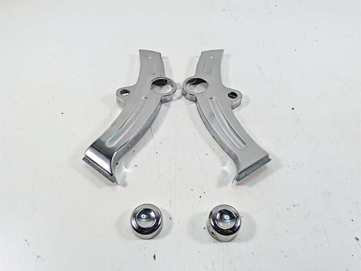 2000 Harley FXSTS Softail Springer Kuryakyn Chrome Frame Cover Set 7851 {{ shop.shopifyCountryName }} - Mototech271