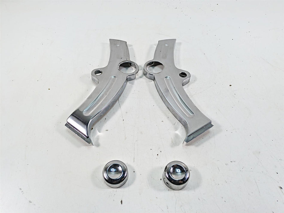 2000 Harley FXSTS Softail Springer Kuryakyn Chrome Frame Cover Set 7851 {{ shop.shopifyCountryName }} - Mototech271