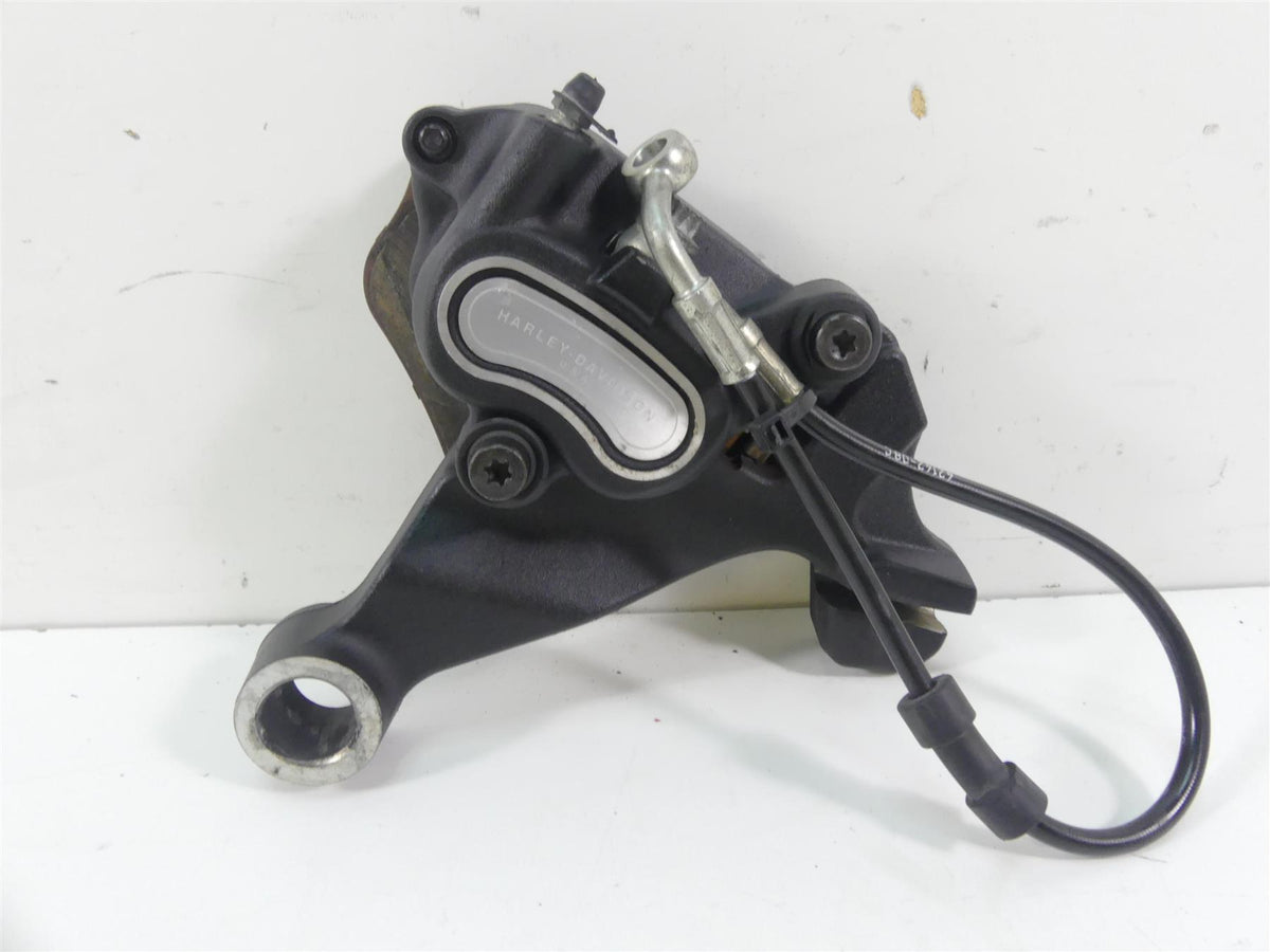 2015 Harley FXDF Dyna Fat Bob Rear Brake Caliper + Line For 25mm Axle 40908-08 {{ shop.shopifyCountryName }} - Mototech271