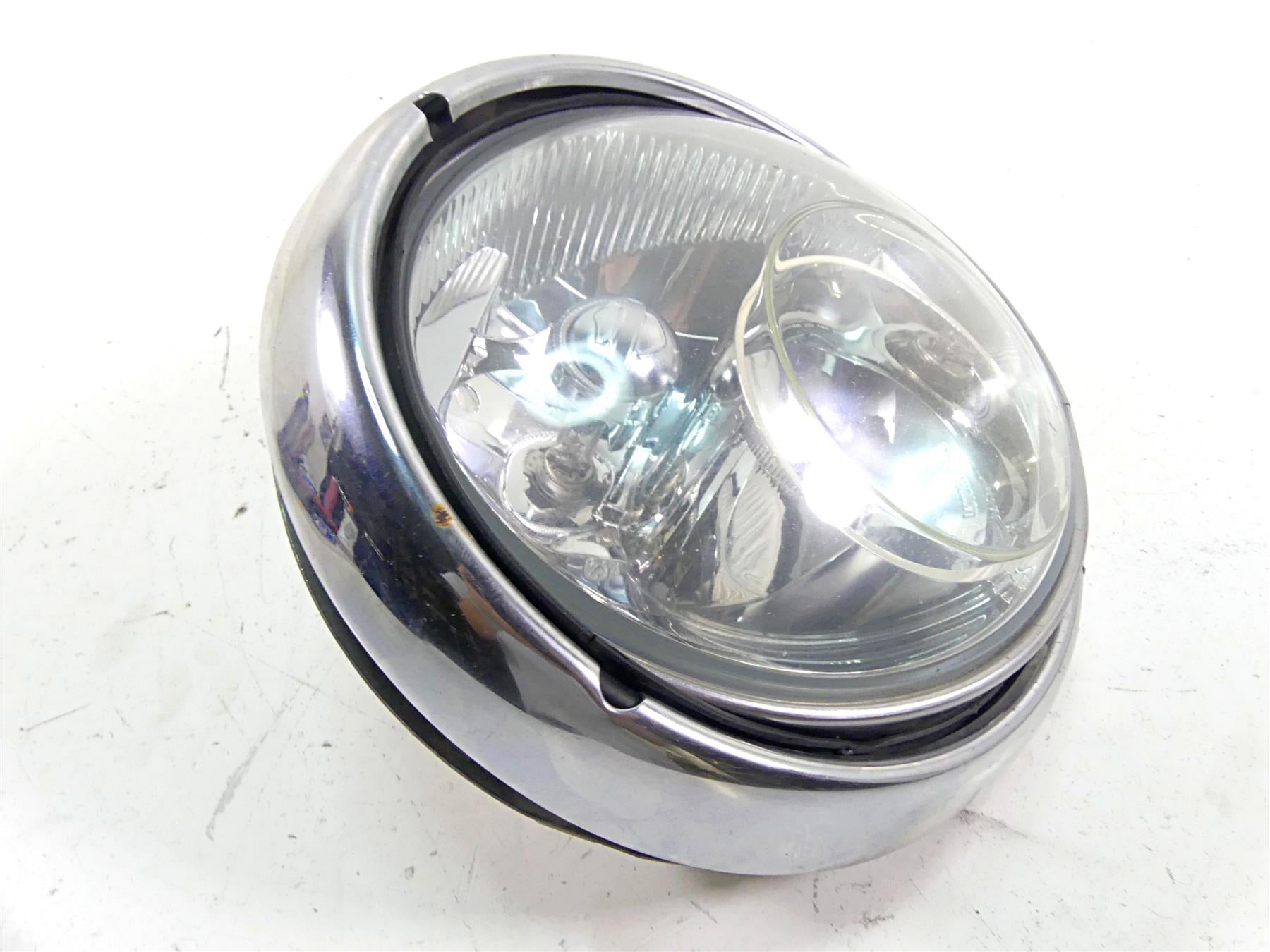 2006 Harley Touring FLHTCU SE E-Glide Dual Bulb Headlight Head Lamp 67864-04 {{ shop.shopifyCountryName }} - Mototech271