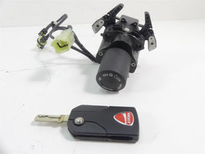 2015 Ducati Diavel Carbon Red Hands Free Ignition Switch Key Cap Set 59821232A
