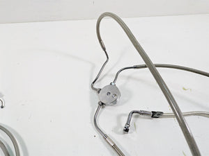 2009 Harley Dyna FXDFSE CVO Fat Bob 10" Handlebars Brake Throttle Clutch Cables
