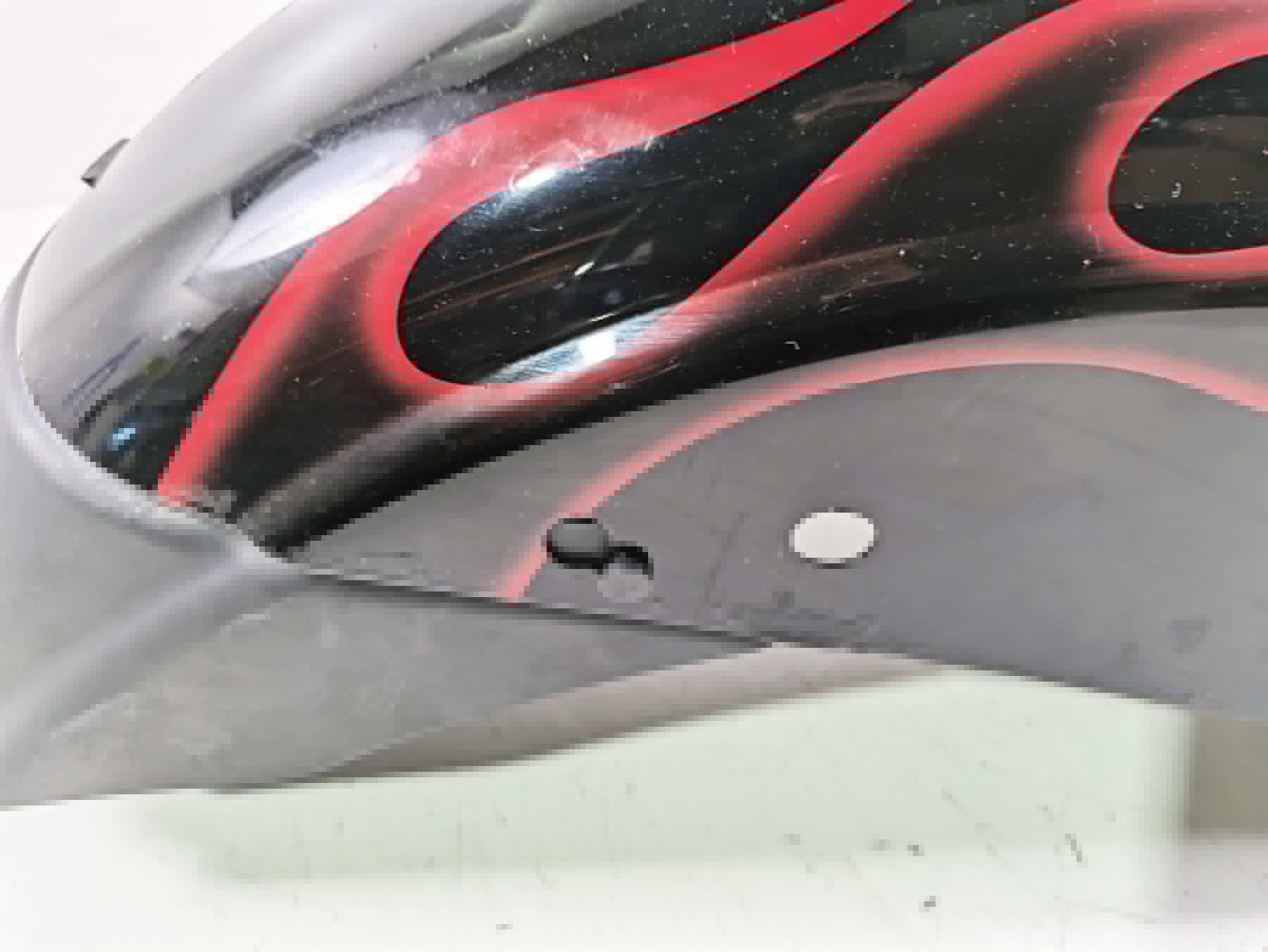 2007 Harley FXDWG Dyna Wide Glide Rear Fender Red Flames 59925-06 {{ shop.shopifyCountryName }} - Mototech271
