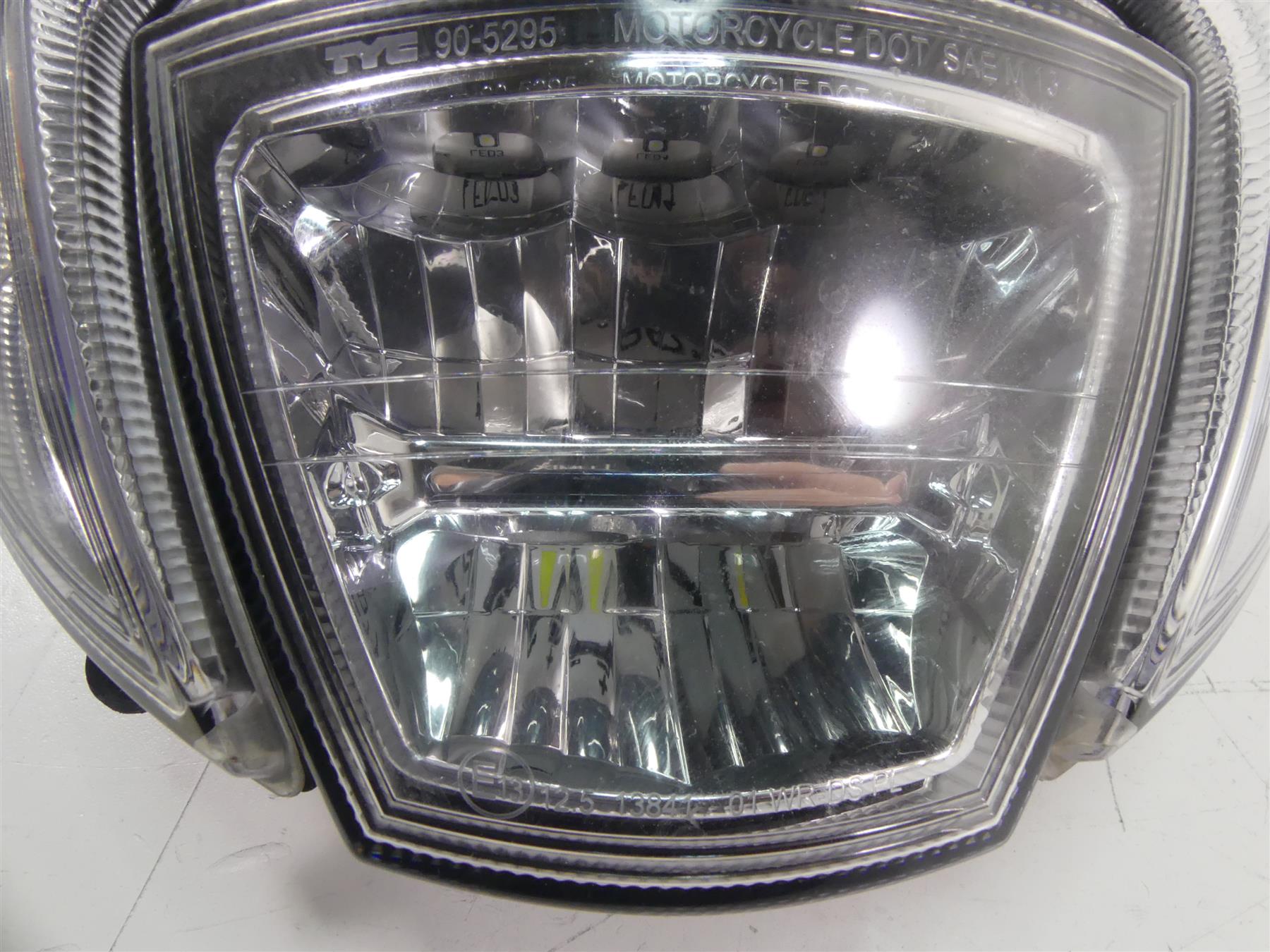 2015 Ducati Diavel Carbon Red Headlight Head Light Led Lamp Lens 52020121B {{ shop.shopifyCountryName }} - Mototech271