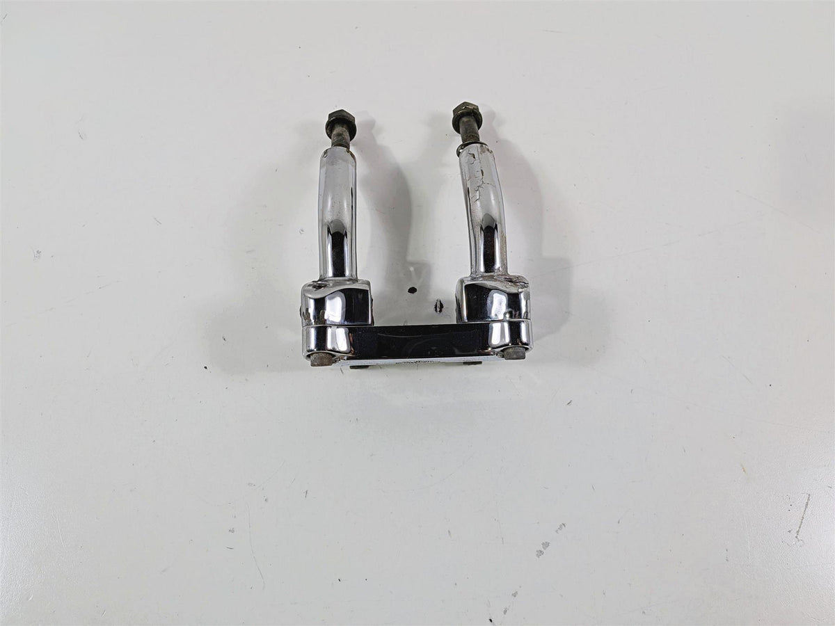 2007 Harley Dyna FXDB Street Bob Handlebar Riser Holder Clamps 5" 56568-86B {{ shop.shopifyCountryName }} - Mototech271