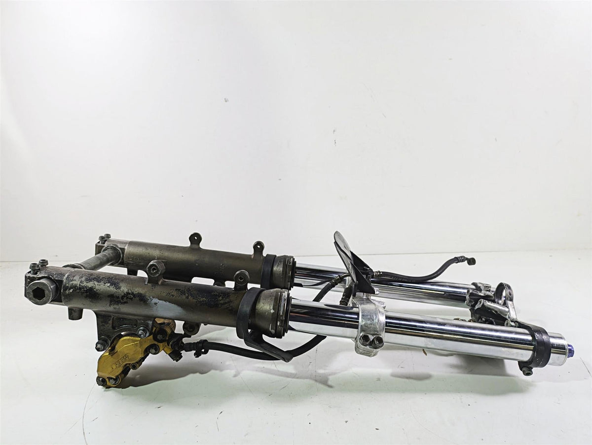 2003 Kawasaki ZX9R Ninja 46mm Front End Forks Caliper Triple Tree Set 44075-1184 {{ shop.shopifyCountryName }} - Mototech271