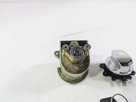 2007 Harley Touring FLHRSE CVO Road King Ignition Switch Fork Lock Set 53461-07 {{ shop.shopifyCountryName }} - Mototech271