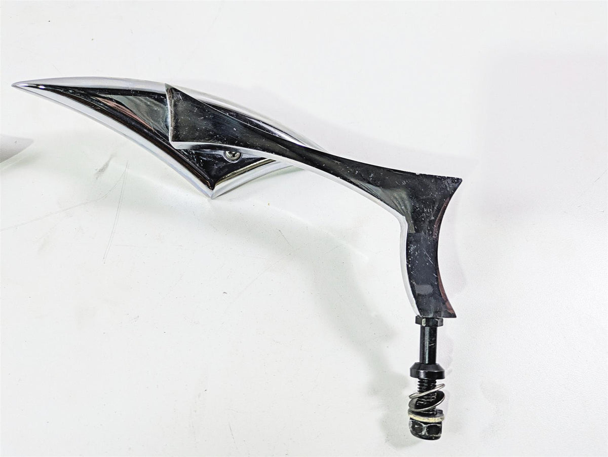 2002 Big Dog Pitbull Custom Chrome Rear View Mirror Set Left & Right {{ shop.shopifyCountryName }} - Mototech271