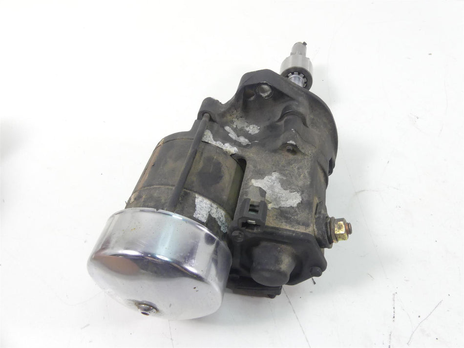 2002 Harley Softail FXSTDI Deuce Engine Starter Motor + Chrome Cover 31553-94B {{ shop.shopifyCountryName }} - Mototech271
