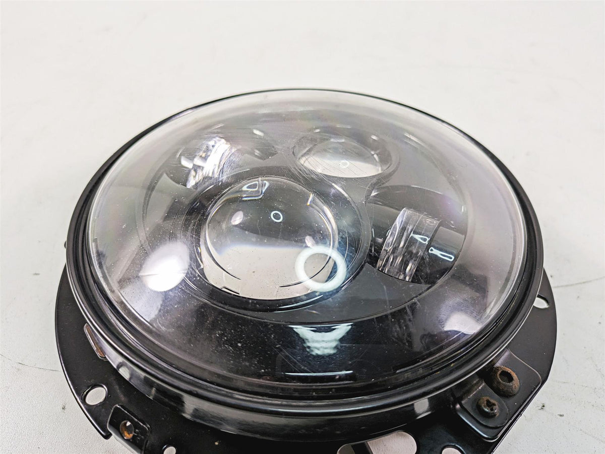 2012 Harley FLD Dyna Switchback Led Headlight + Oem Chrome Ring 67712-83B {{ shop.shopifyCountryName }} - Mototech271
