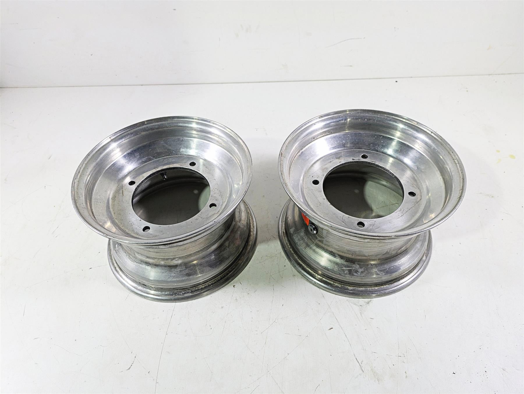 2001 Yamaha Banshee YFZ350 10x6 Douglas Alloy Alumium Front Wheel Rim Set {{ shop.shopifyCountryName }} - Mototech271