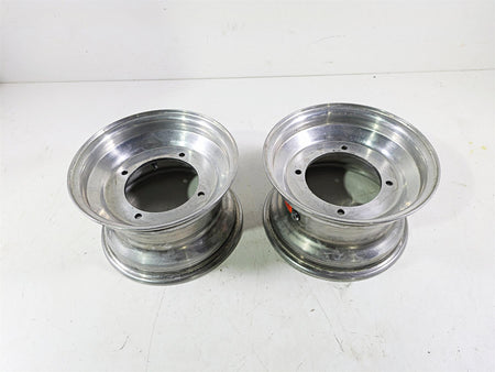2001 Yamaha Banshee YFZ350 10x6 Douglas Alloy Alumium Front Wheel Rim Set {{ shop.shopifyCountryName }} - Mototech271