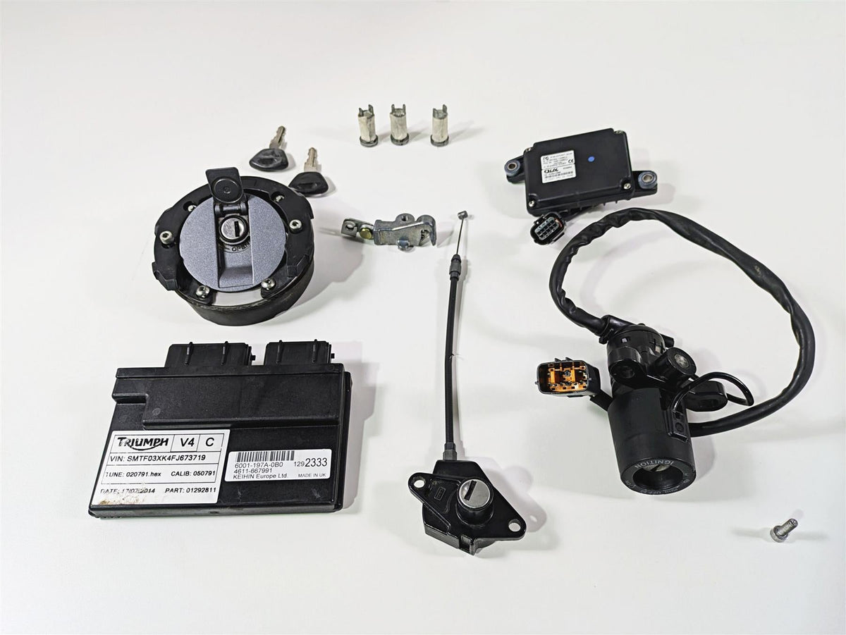 2015 Triumph Tiger Explorer XC Ignition Switch Key Immobilizer Cdi Set T2507788 {{ shop.shopifyCountryName }} - Mototech271