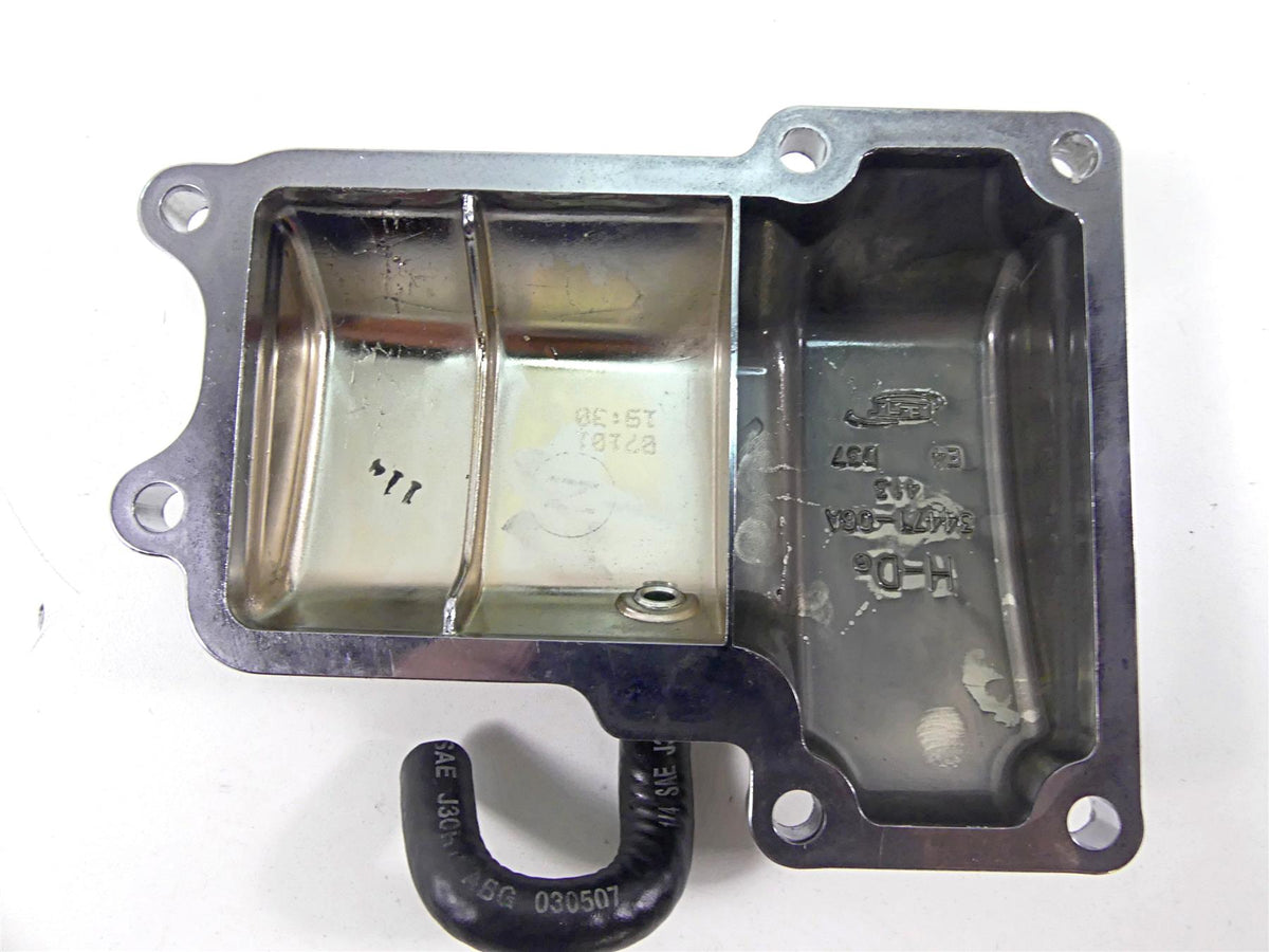 2007 Harley Touring FLHRSE CVO Road King Chrome Upper Tranny Cover 34471-06A {{ shop.shopifyCountryName }} - Mototech271