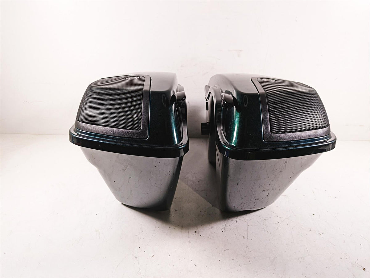 2015 Harley Touring FLHXS Street Glide Saddlebag Boom Audio Speaker Set 90200412 {{ shop.shopifyCountryName }} - Mototech271