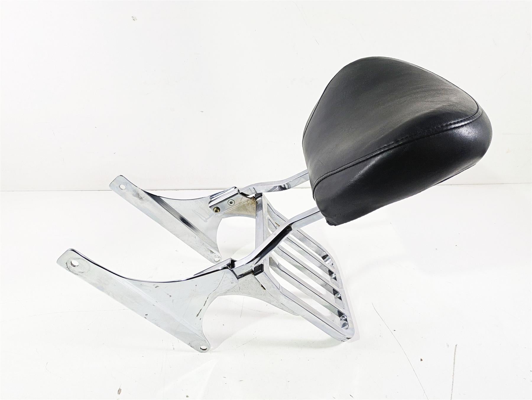 2004 Harley Softail FLSTF Fat Boy Passenger Sissybar Backrest 6 Pack Rack {{ shop.shopifyCountryName }} - Mototech271