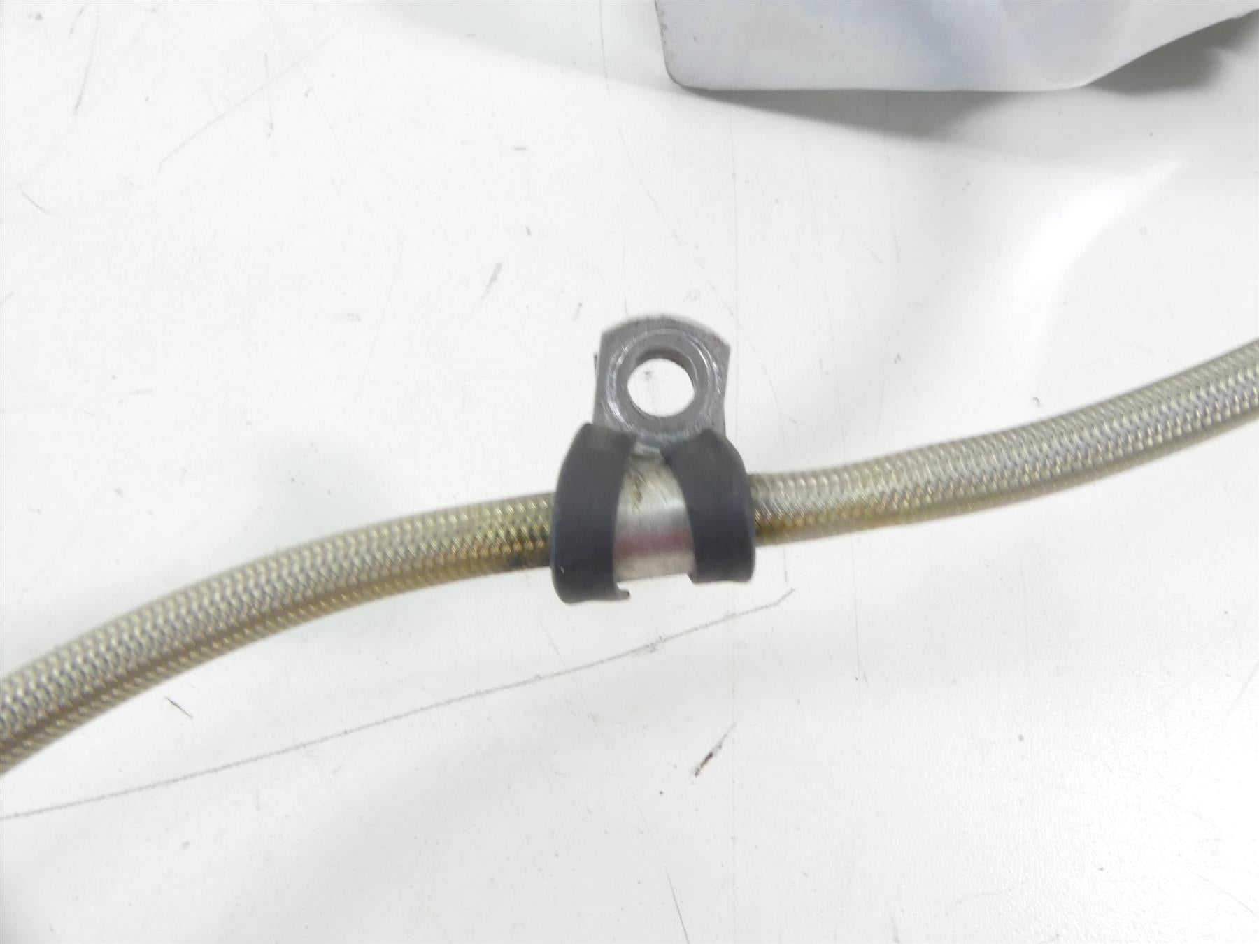 1997 Harley Dyna FXDS Super Glide Conv Rear Chrome Brake Caliper + Line 44050-87 {{ shop.shopifyCountryName }} - Mototech271
