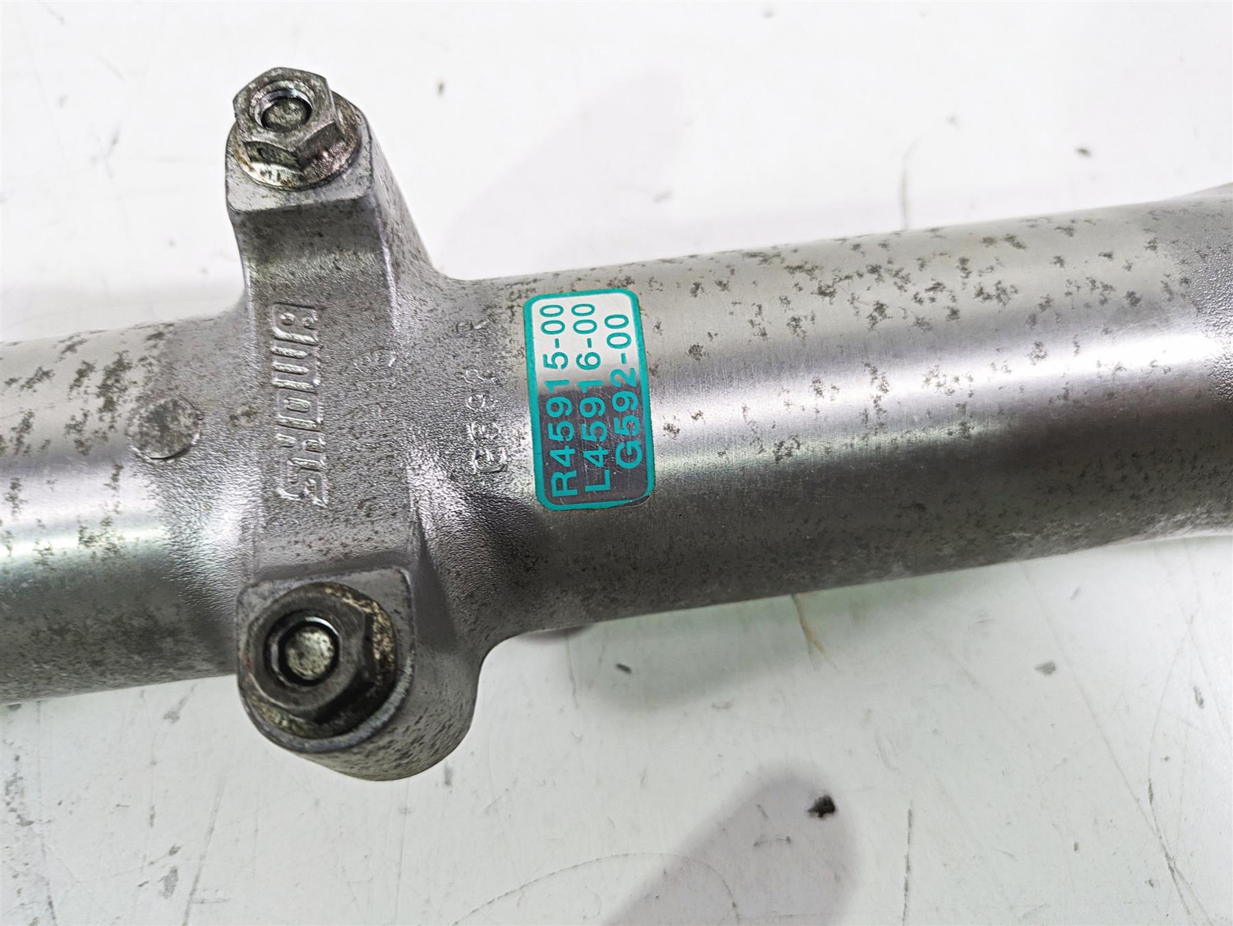 2002 Harley FLSTC Softail Heritage 41mm Front Fork Legs 45915-00 45916-00 {{ shop.shopifyCountryName }} - Mototech271