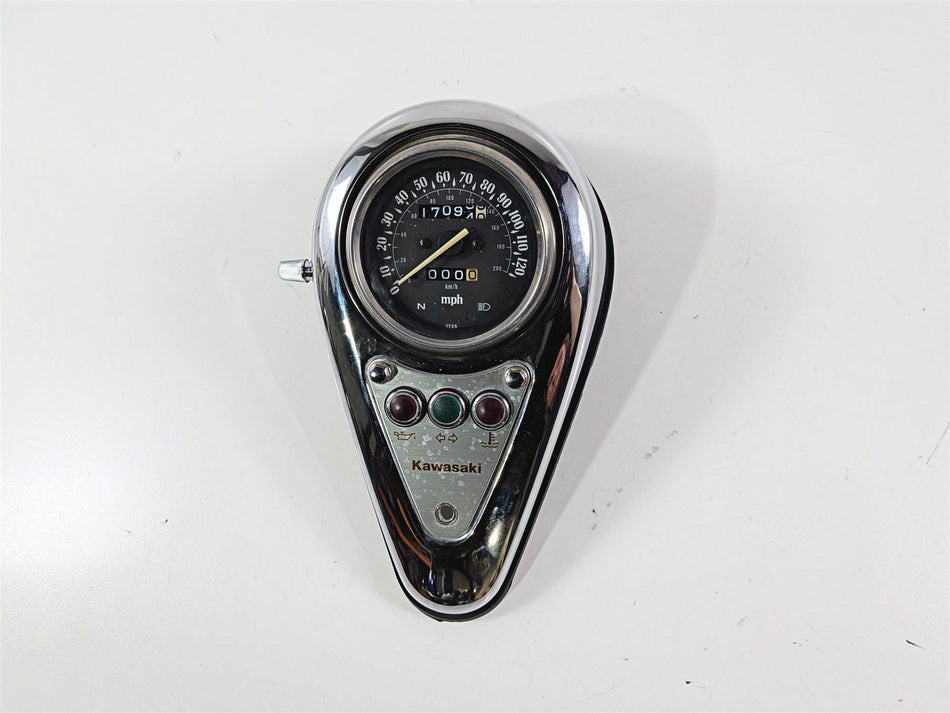 2005 Kawasaki EN500 Vulcan Speedometer Gauge 17K & Tank Cover Set 25005-1708 {{ shop.shopifyCountryName }} - Mototech271