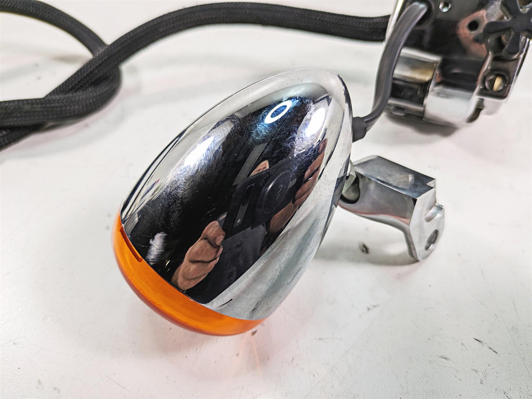 2009 Harley Dyna FXDFSE CVO Fat Bob Right Control Switch + Blinker Read 71684-06 {{ shop.shopifyCountryName }} - Mototech271