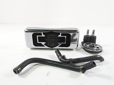 2008 Harley Touring FLHTCU E-Glide 105TH Oil Cooler Chrome Cover & Flange Set {{ shop.shopifyCountryName }} - Mototech271