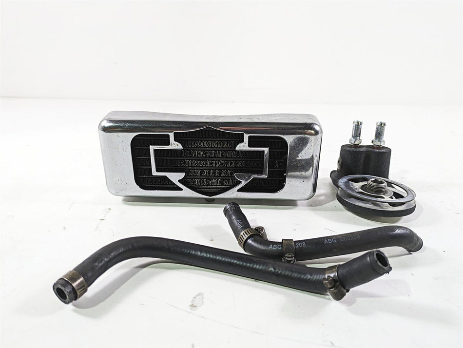 2008 Harley Touring FLHTCU E-Glide 105TH Oil Cooler Chrome Cover & Flange Set {{ shop.shopifyCountryName }} - Mototech271