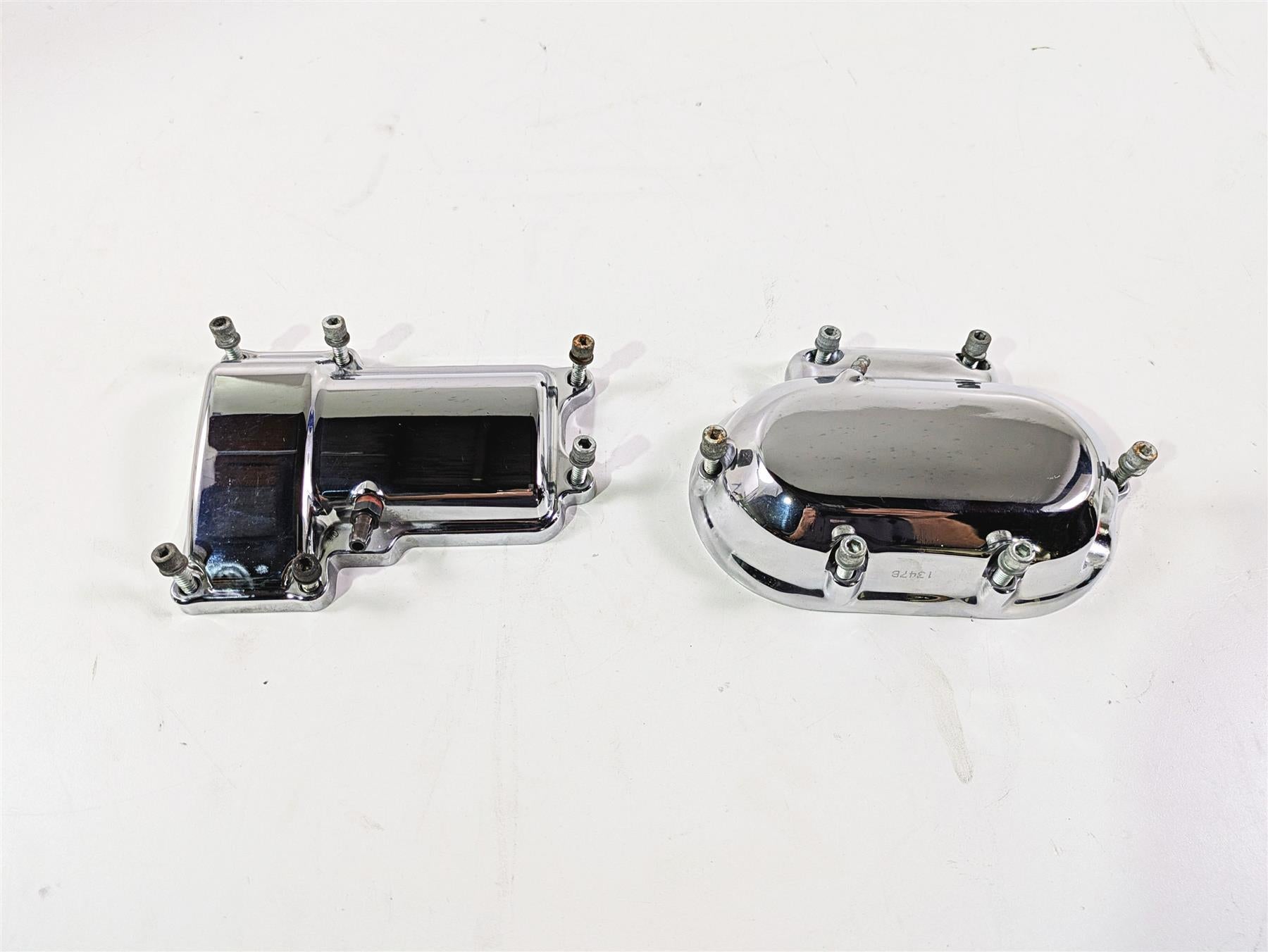 2007 Harley Touring FLHRSE CVO Road King Transmission Chrome Cover Set 34469-06B {{ shop.shopifyCountryName }} - Mototech271