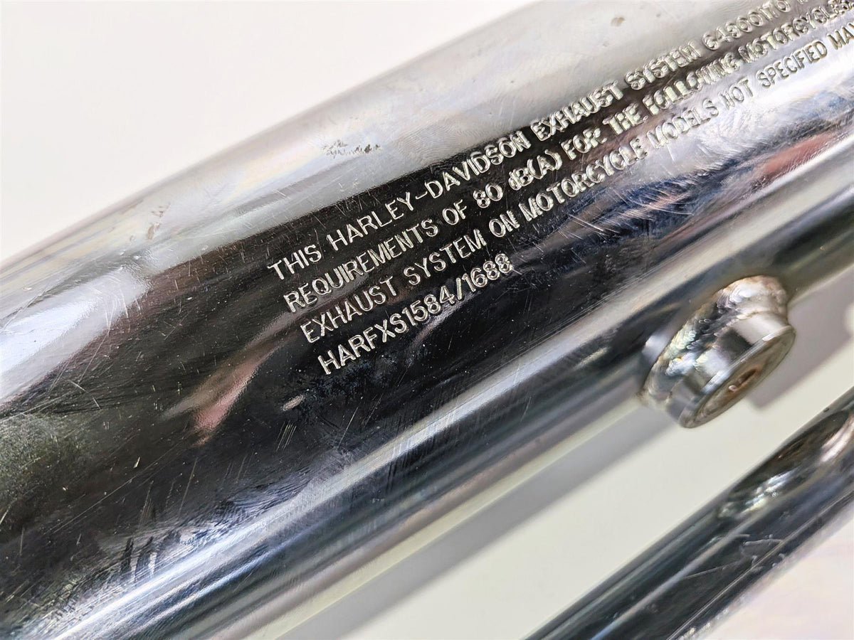 2014 Harley FXSB Softail Breakout Stock Exhaust Pipe Muffler Set 64900170-Mototech271