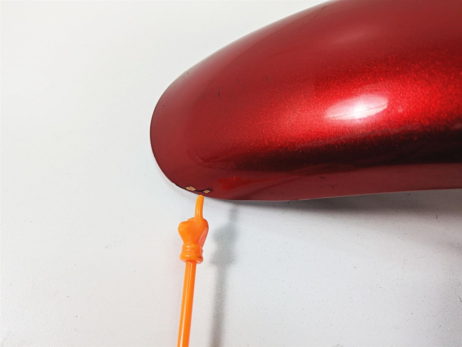 1986 Harley Sportster XLH 883 Straight Front Fender Candy Red 58998-83E {{ shop.shopifyCountryName }} - Mototech271