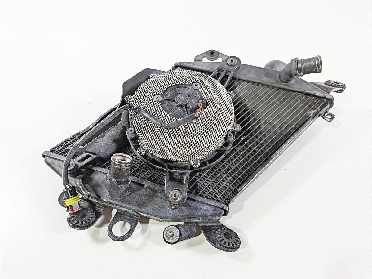 2015 Ducati Diavel Dark Left Coolant Radiator Fan Set 54840891B-Mototech271