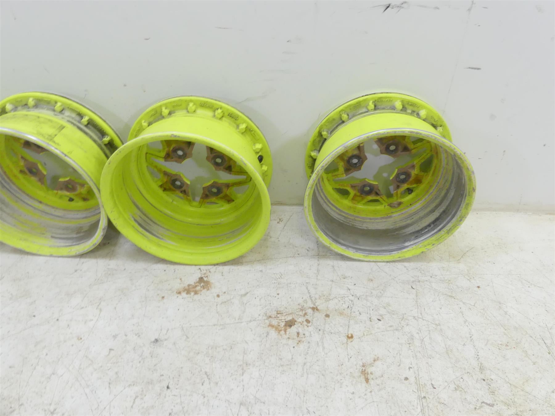 2020 Can Am Maverick X3 XMR Turbo RR 14x7 Manta Green Wheel Set 705402473 {{ shop.shopifyCountryName }} - Mototech271