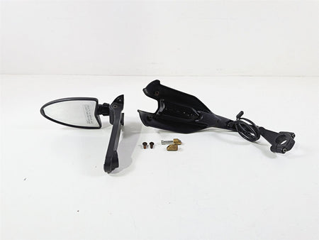 2009 Ducati Hypermotard 1100 S Left Hand Guard Mirror Turn Signal Set 46012711B-Mototech271